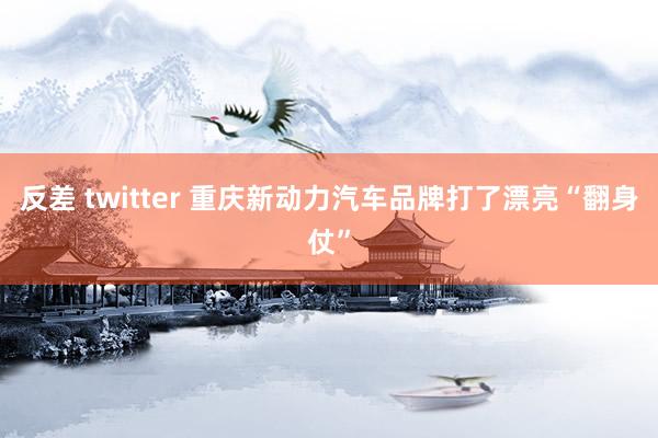 反差 twitter 重庆新动力汽车品牌打了漂亮“翻身仗”