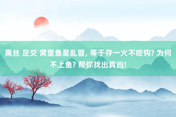 黑丝 足交 窝里鱼星乱冒， 等于存一火不咬钩? 为何不上鱼? 帮你找出真凶!
