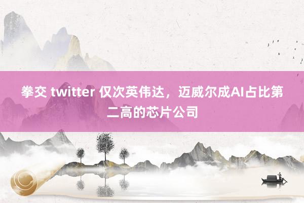 拳交 twitter 仅次英伟达，迈威尔成AI占比第二高的芯片公司