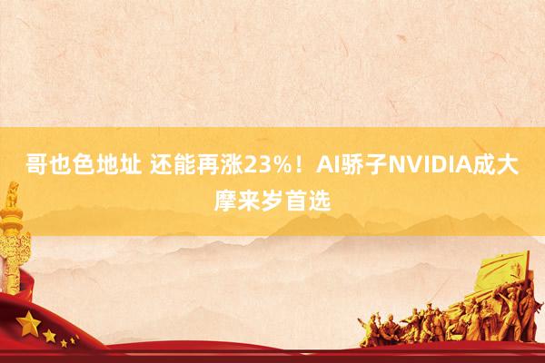 哥也色地址 还能再涨23%！AI骄子NVIDIA成大摩来岁首选