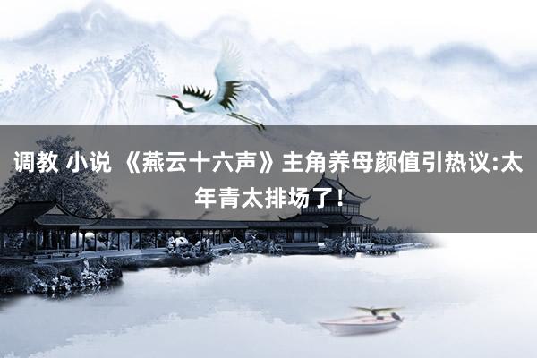 调教 小说 《燕云十六声》主角养母颜值引热议:太年青太排场了！
