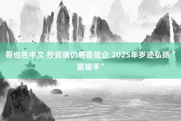 哥也色中文 投资端仍将是险企 2025年岁迹弘扬“赢输手”