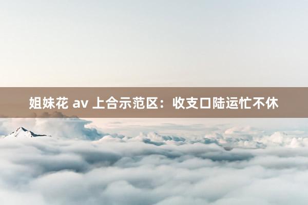 姐妹花 av 上合示范区：收支口陆运忙不休